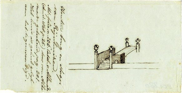 HUA-201880-Afbeelding van de houten brug over de slotgracht en stoep van het huis Rijnhuizen te JutphaasNB De gemeenten Jutphaas en Vreeswijk zijn per 1 juli 197