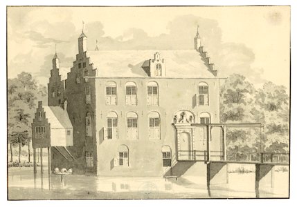 HUA-202093-Gezicht op het kasteel Wijnestein te Jutphaas uit het noordoostenNB De gemeenten Jutphaas en Vreeswijk zijn per 1 juli 1971 samengevoegd tot de nieuw 