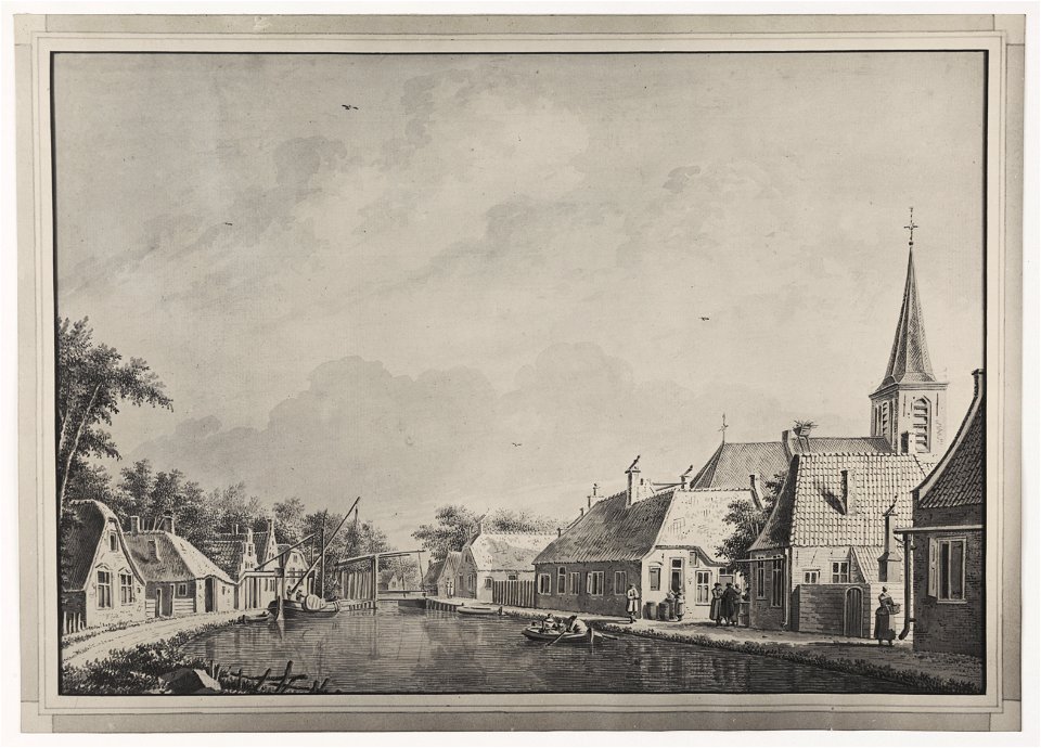 HUA-206181-Gezicht op het dorp Kockengen aan de Heijcop uit het noordenNB De gemeente Kockengen is per 1 januari 1989 bij de gemeente Breukelen gevoegd