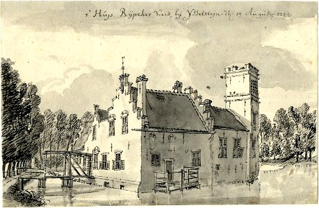 HUA-201861-Gezicht op het huis Rijpickerwaard bij JutphaasNB De gemeenten Jutphaas en Vreeswijk zijn per 1 juli 1971 samengevoegd tot de nieuw gevormde gemeente 