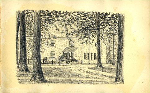 HUA-222065-Gezicht op de Kapel het voormalige rechthuis van Darthuizen Darthuizerweg 3 te LeersumNB Blad uit het Schetsboek No 5 van Th Scharten 1892 1893 Het sc