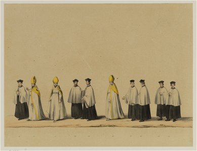 HUA-29066-Elfde gedeelte van de maskerade van de studenten van de Utrechtse hogeschool op 17 juni 1846 voorstellende de intocht van prins Philips II in Utrecht 