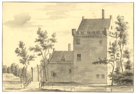 HUA-201924-Gezicht op het huis Stormerdijk te JutphaasNB De gemeenten Jutphaas en Vreeswijk zijn per 1 juli 1971 samengevoegd tot de nieuw gevormde gemeente Nieu