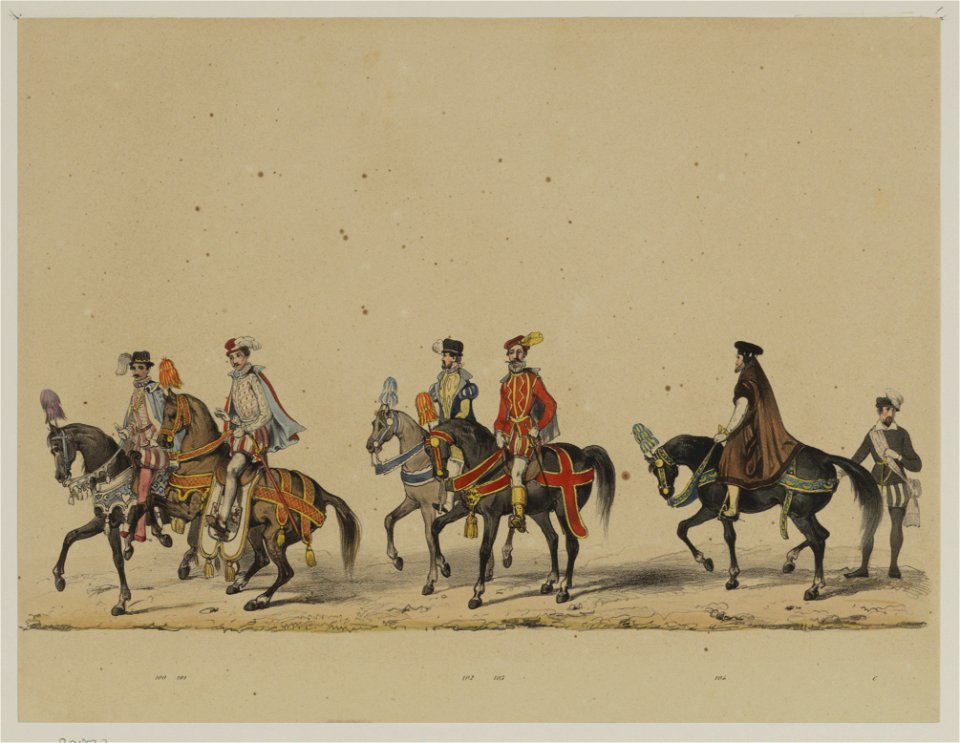 HUA-29073-Achttiende gedeelte van de maskerade van de studenten van de Utrechtse hogeschool op 17 juni 1846 voorstellende de intocht van prins Philips II in Utr