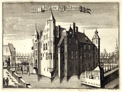 HUA-202228-Gezicht op het slot Zuylen te Oud Zuilen gemeente Zuilen uit het noordenNB De gemeente Zuilen behoort sinds 1 januari 1954 tot de gemeente MaarssenNB 