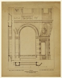 HUA-206824-Opstand van de een gedeelte van de gevel van het winkelwoonhuis en kantoor van de assuratiemaatschappij Kosmos aan de Stadhuisbrug en de Choorstraat t