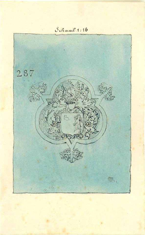 HUA-31179-Afbeelding van een naamloze grafsteen in de Jacobikerk te Utrecht nr 287 