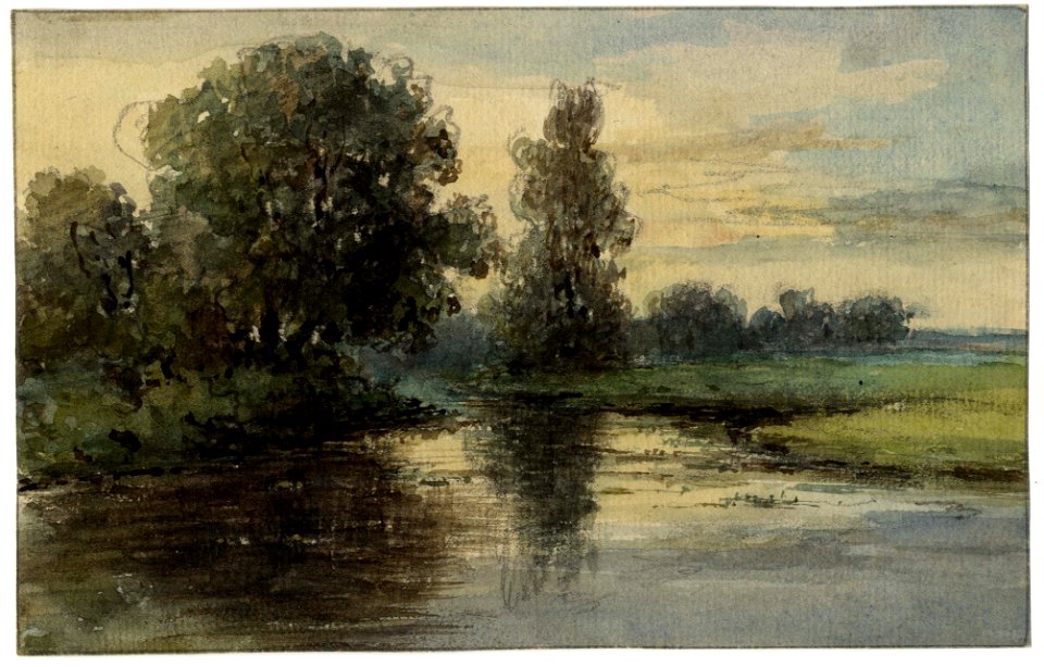 HUA-202782-Gezicht op het landschap nabij Oudenrijn tussen Utrecht en De Meern