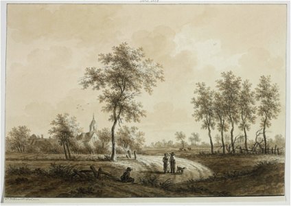 HUA-206248-Gezicht op een landschap in de omgeving van Vleuten