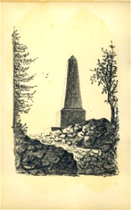 HUA-222096-Gezicht op de gedenknaald ter ere van Emil Friedrich Fürst zu Bentheim Tecklenburg 1765 1837 op de berg tegenover Elsey bij Hohenlimburg Hagen Duitsla