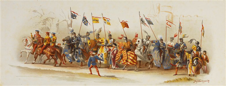 HUA-29154-Tweede blad van de maskerade van de studenten van het Utrechtsch Studenten Corps op 27 juni 1876 ter gelegenheid van het 48ste lustrum voorstellende d