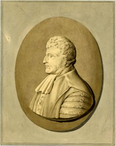 HUA-31799-Portret van prof J Bleuland geboren Gouda 1756 hoogleraar aan de Utrechtse Hogeschool 1795 1826 overleden Utrecht 8 november 1838 Borstbeeld links in 