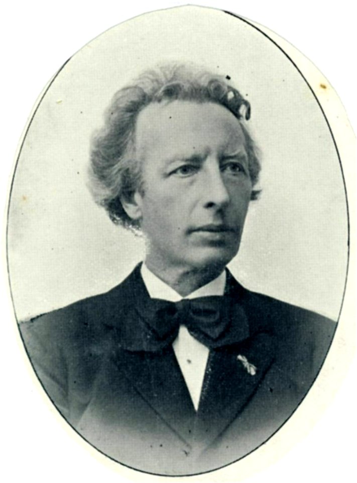 HUA-32125-Portret van T Cannegieter geboren 1846 hoogleraar in de theologie aan de Utrechtse universiteit 1878 1916 overleden 1929 Borstbeeld van voren in ovaal