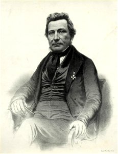 HUA-32091-Portret van Hendrik Mertens Tip geboren Blankenham 1808 inspecteur van het lager onderwijs in de provincie Utrecht overleden Utrecht 21 september 1872