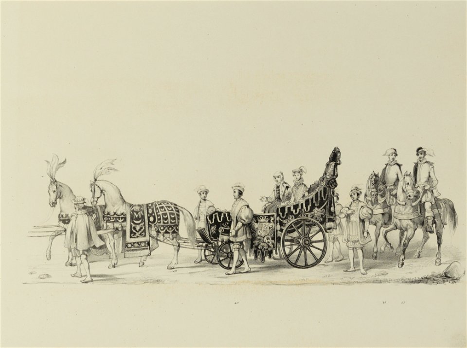 HUA-32611-Achtste gedeelte van de maskerade van de studenten van de Utrechtse hogeschool op 17 juni 1846 voorstellende de intocht van prins Philips II in Utrech