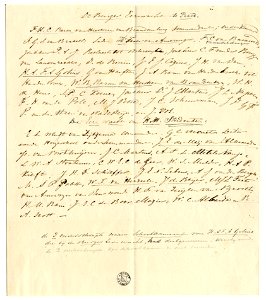 HUA-32564-Naamlijst van de leden van de burger erewacht te paard bij het bezoek van koning Willem II aan Utrecht op 18 mei 1841