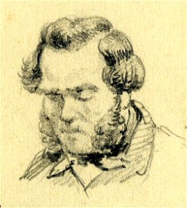 HUA-32152-Portret van Dekker geboorte en sterfjaar onbekend beeldend kunstenaar te Utrecht Borstbeeld rechtsNr 5 op een blad met 26 portretten in borstbeeld van