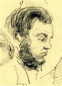 HUA-32156-Portret van vermoedelijk Henricus Engelbertus Vinke geboren Utrecht 24 februari 1831 beeldend kunstenaar te Utrecht overleden na 1888 plaats niet beke