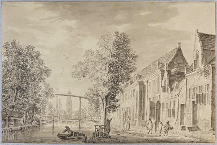 HUA-31368-Gezicht op de Vecht met de Knollenbrug te Utrecht en rechts het huis Zijdebalen aan de Hogenoord
