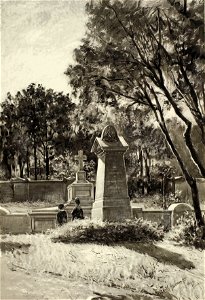 HUA-32275-Gezicht op de rotonde en enkele grafmonumenten op de Eerste Algemene Begraafplaats Soestbergen aan de Gansstraat te Utrecht