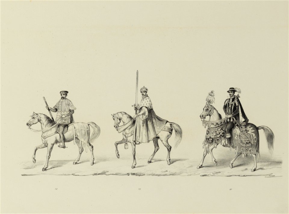 HUA-32617-Veertiende gedeelte van de maskerade van de studenten van de Utrechtse hogeschool op 17 juni 1846 voorstellende de intocht van prins Philips II in Utr