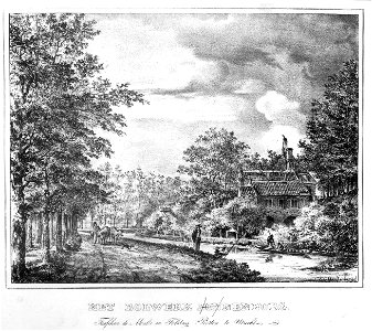 HUA-36556-Gezicht vanaf de singel over de stadsbuitengracht te Utrecht op de stadswal met het bastion Zonnenburg uit het noordoosten