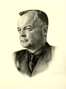 HUA-31985-Portret van AA Mussert geboren Werkendam 7 mei 1894 hoofdingenieur van de provinciale waterstaat 1927 1934 leider van de Nationaal Socialistische Bewe