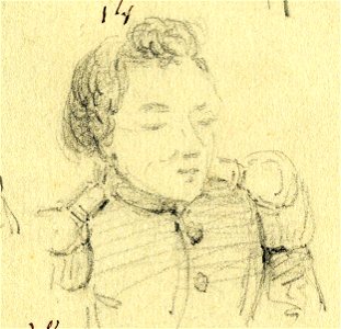 HUA-32161-Portret van IJH Gijsberti Hodenpijl geboren 1838 luitenant generaal inspecteur van de Genie amateur beeldend kunstenaar te Utrecht overleden 1907 Bors