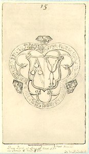 HUA-37392-Afbeelding van de grafzerk van Aelbert van Leeuwen overleden 1538 in de Buurkerk te Utrecht