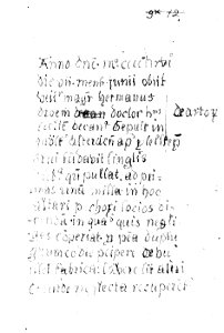 HUA-37345-Afbeelding van de Latijnse inscriptie ter nagedachtenis van de deken mr Herm Droem tegen een van de zuidelijke pijlers in het schip van de Mariakerk t