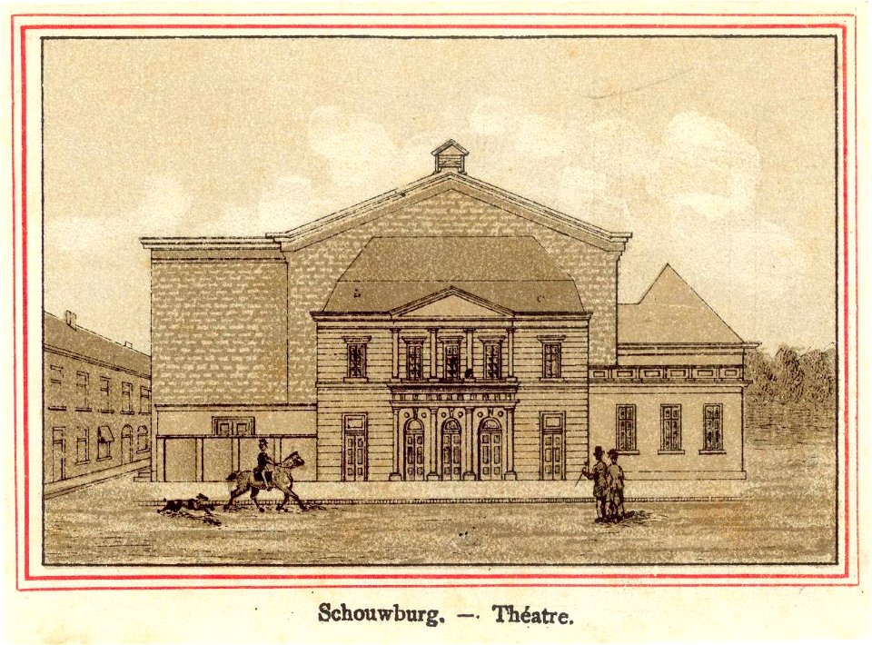 Hua Gezicht Op De Voorgevel Van De Stadsschouwburg Vredenburg D