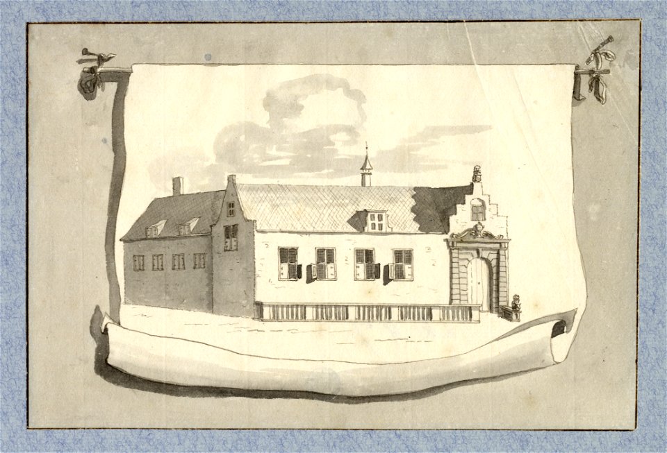HUA-35101-Gezicht op het Dolhuis te Utrecht
