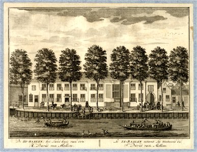 HUA-37951-Gezicht over de Vecht te Utrecht op het huis Zijdebalen
