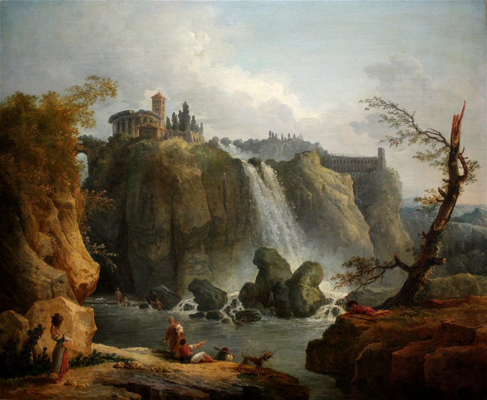 Hubert Robert - Cascatelles de Tivoli