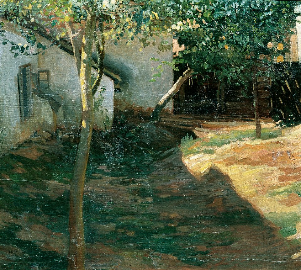 Hubert Landa - Im Zwetschkengarten (Waldviertel) - 6257 - Österreichische Galerie Belvedere