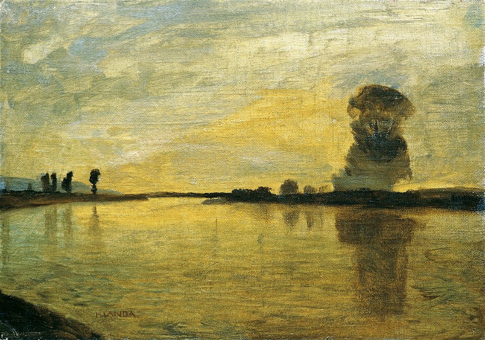 Hubert Landa - Donaulandschaft - 6255 - Österreichische Galerie Belvedere