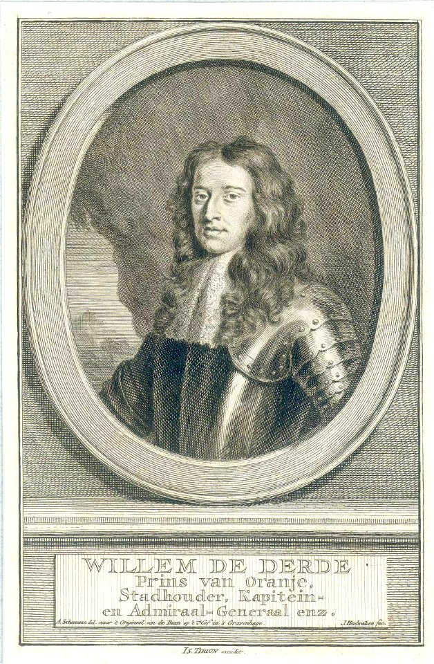 HUA-39117-Portret van Willem III van Oranje geboren 1650 Prins van Oranje 1650 1702 stadhouder van Utrecht 1674 1702 koning van Engeland 1689 1702 overleden 170