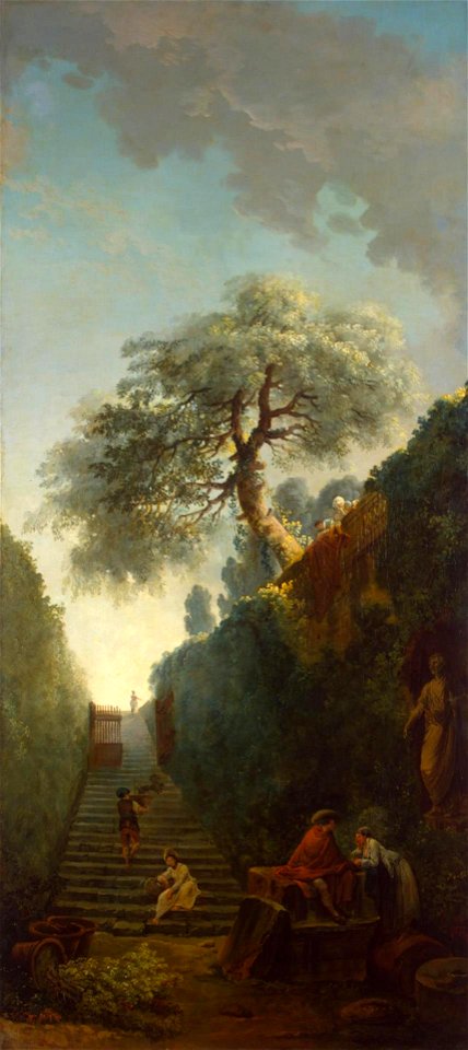 Hubert Robert - Green Wall