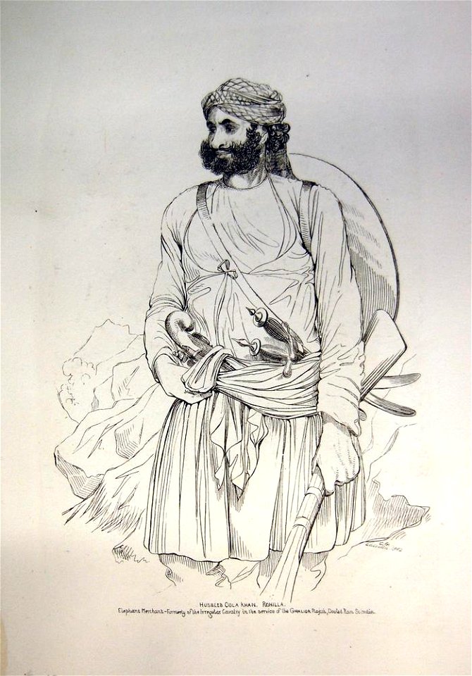 Hubbeeb Oola Khan, Rohilla (BM As2006,Prt.264)