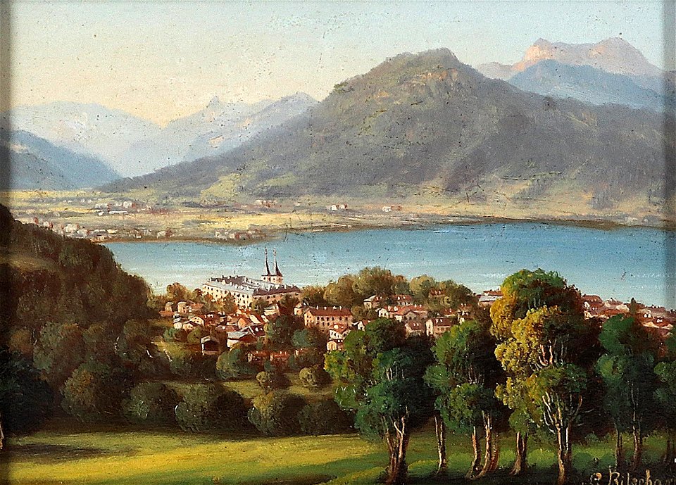 Hubert Sattler - Tegernsee gegen den Hirschberg