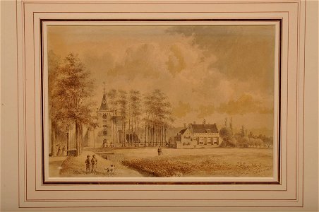 HUA-804910-Gezicht op Maarssen met de Nederlands Hervormde kerk en links de Kerkweg