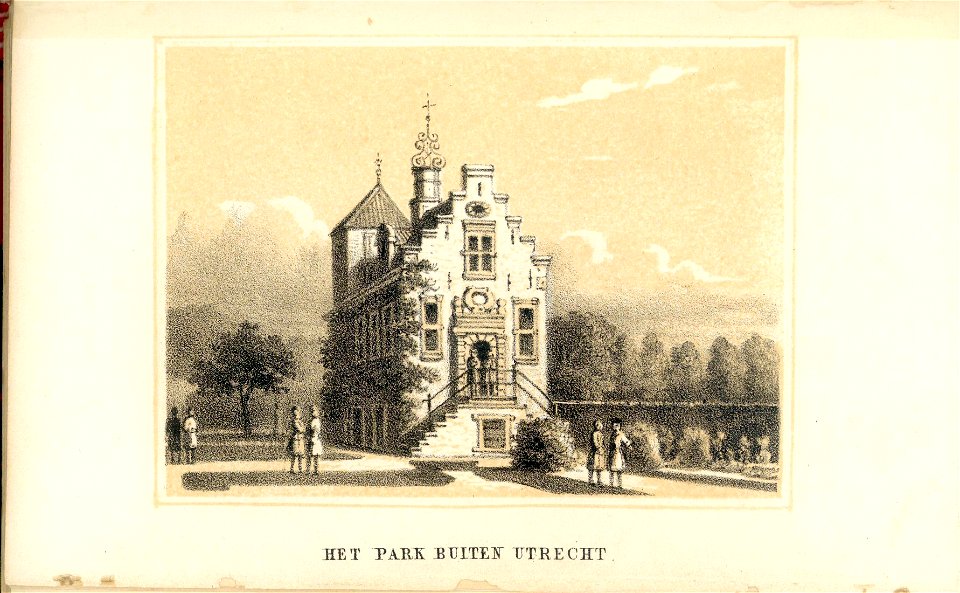 HUA-37919-Gezicht op het huis Het Park te Utrecht vanuit de tuin