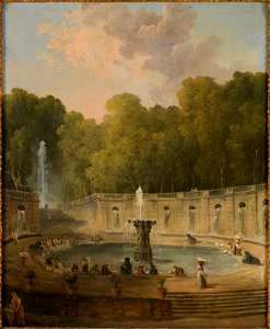 Hubert Robert - Lavandières dans un parc - PDUT881 - Musée des Beaux-Arts de la ville de Paris