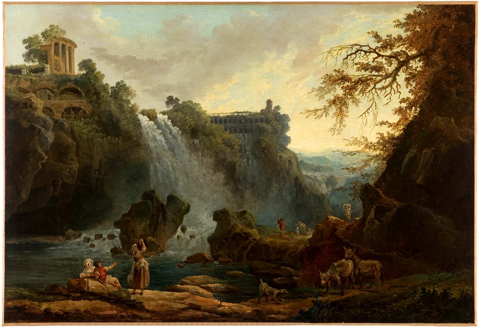 Hubert Robert - Les Cascatelles de Tivoli - PPP2547 - Musée des Beaux-Arts de la ville de Paris