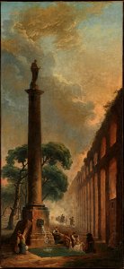Hubert Robert - The Fountain