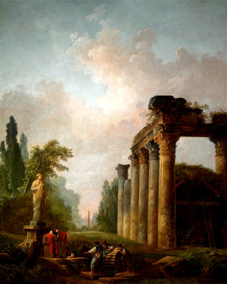 Hubert Robert - The Ruin - 22-1958 - Saint Louis Art Museum