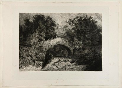 Huet - Bridge in Auvergne, 1985-52-34916
