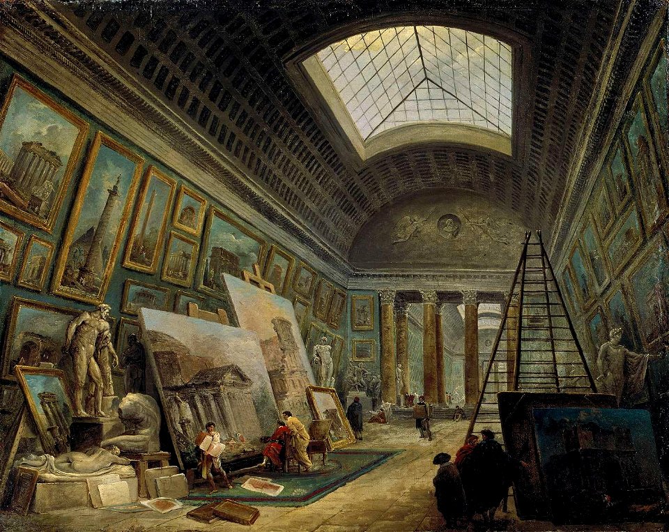 Hubert Robert, Une galerie du Musée