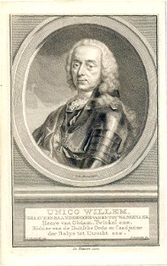 HUA-39316-Portret van graaf Unico Willem van Wassenaer geboren Delden 9 november 1692 Ridder van de Duitse Orde en coadjutor van de Balie van Utrecht 1762 1766 