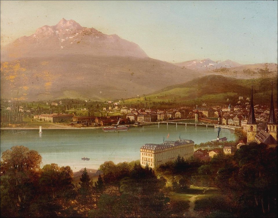 Hubert Sattler - Blick über Luzern